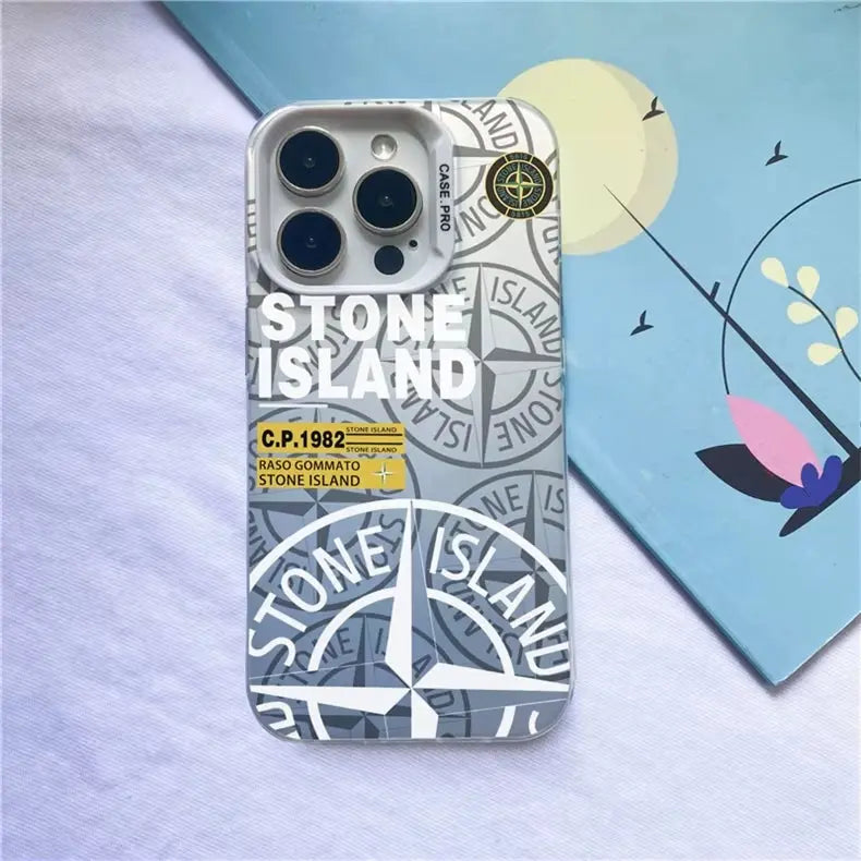 Coque Stone Island Blanche